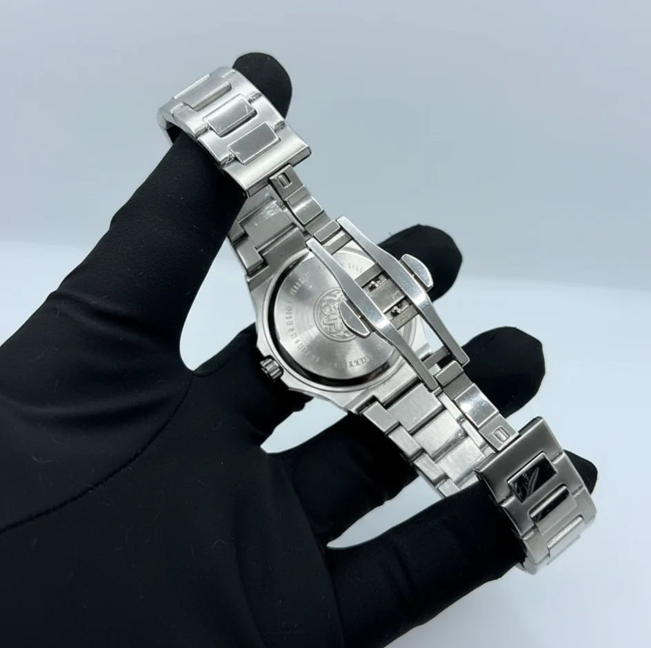 Patek philip silver with white dial