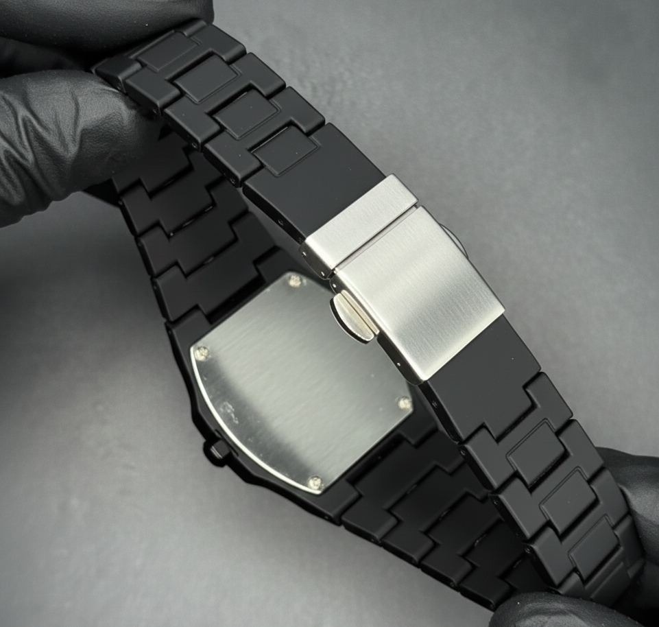 Black Arabic Aura Dial Watch